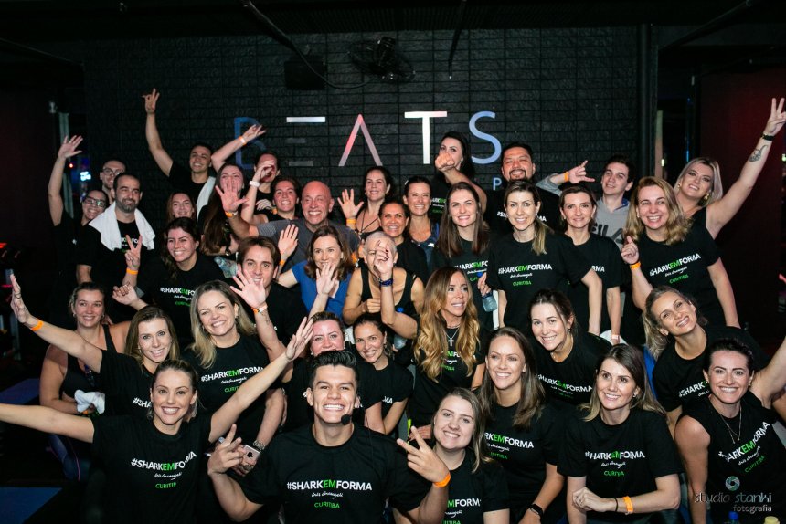 Shark em Forma com Cris Arcangeli em Curitiba